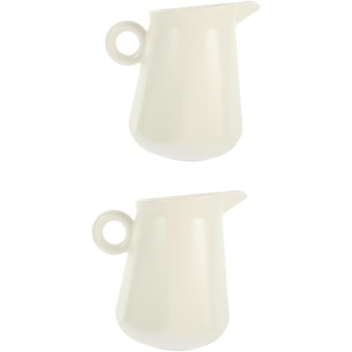 Pot à Lait En Céramique IB Laursen Mynte - Blanc Pur, Capacité 200 Ml - Pour Café, Thé, Petit-déjeuner élégant