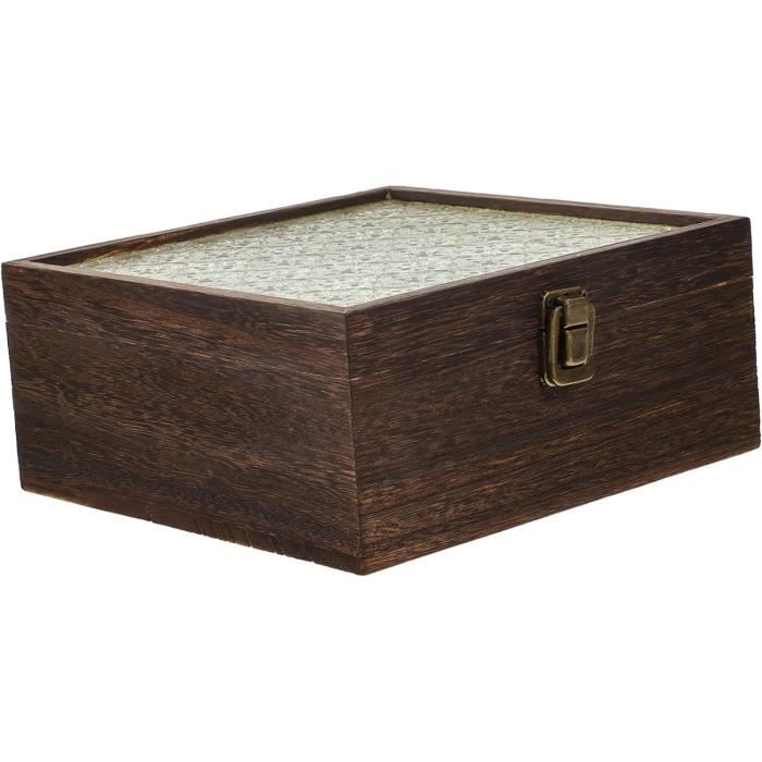 Boîte à Bijoux En Cuir Pour Femmes Boîte à Bijoux En Velours à 2 étages Rganiseur De Bague