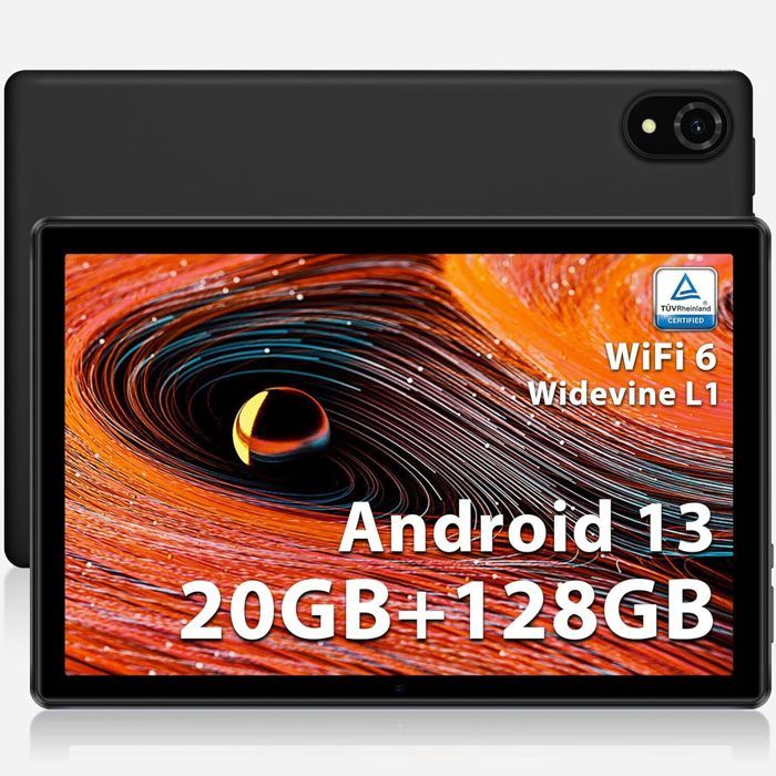 Tablette 10 pouce DOOGEE U10Pro tablette tactile WiFi6 20Go RAM + 128Go ROM Batterie 5060mAh charger 10W L1 Quad Core Android –