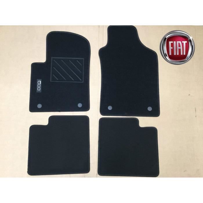 Jeu de 4 Tapis Textile Fiat 500 2012- Origine Constructeur