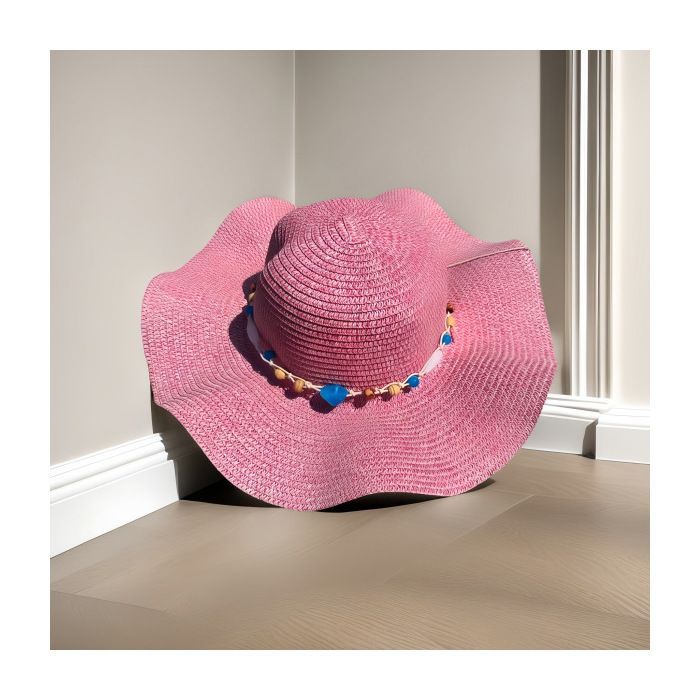 Chapeau De Soleil Femme GALPADA - Large Bords 40 Cm - Protection UV - Plage, Jardinage, Vacances - Violet - 8