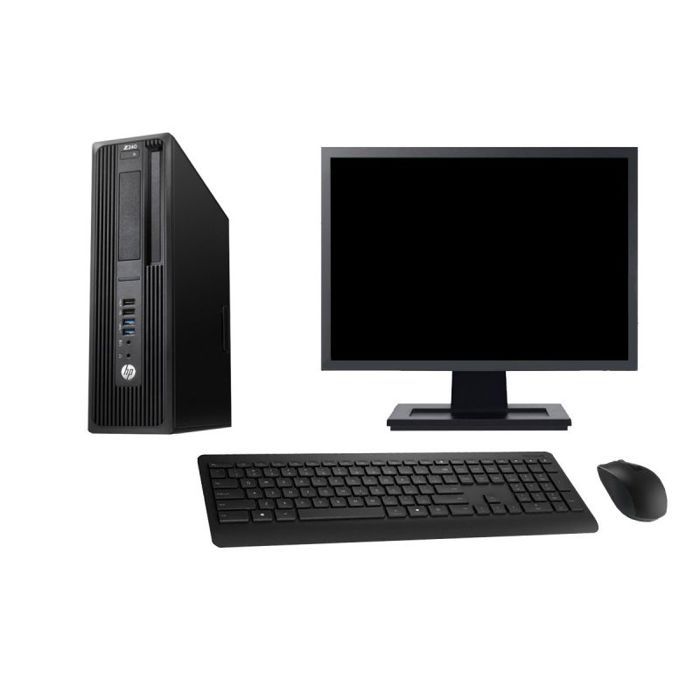 PC HP WorkStation Z240 SFF Ecran 22 G4400 RAM 64Go SSD 480Go Windows 10 Wifi Reconditionné - Hewlett-Packard reconditionné disponible sur Cdiscount Seconde Vie