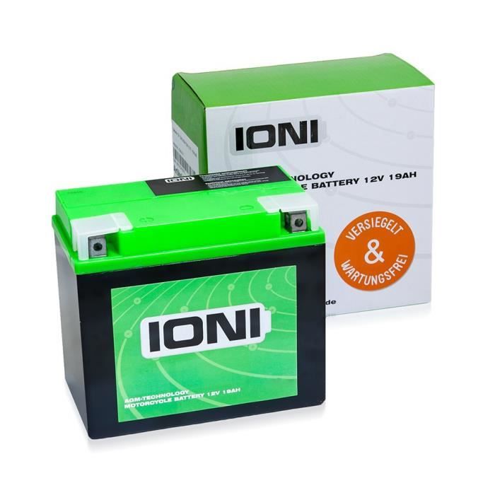 IONI - Batterie 12V 19Ah AGM IONI (TYP - yb16-B) Réf 17918