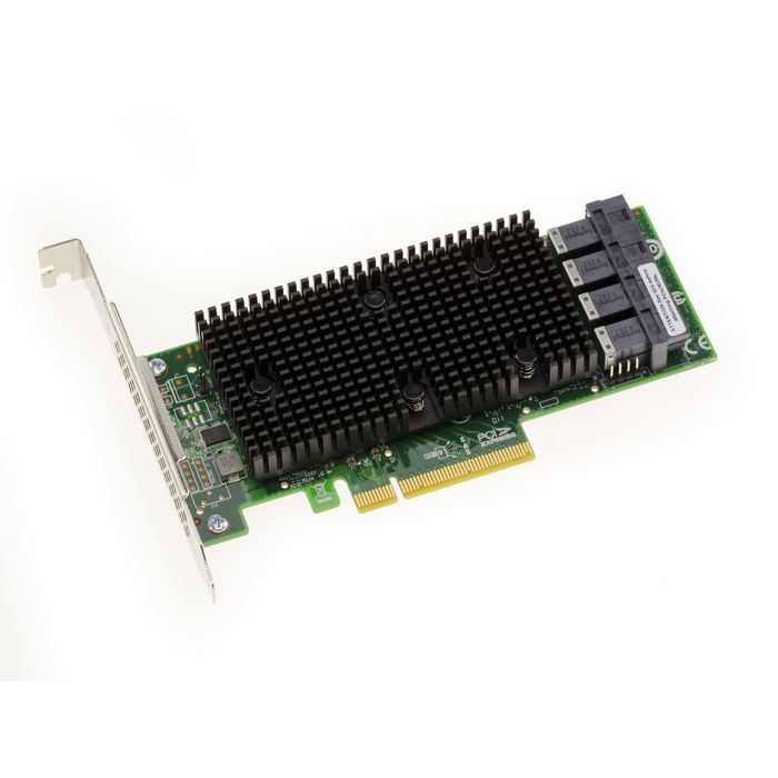 Carte Contrôleur Pcie Gen 4.0 Trimode Sas Sata Nvme 12Gb 16 Ports