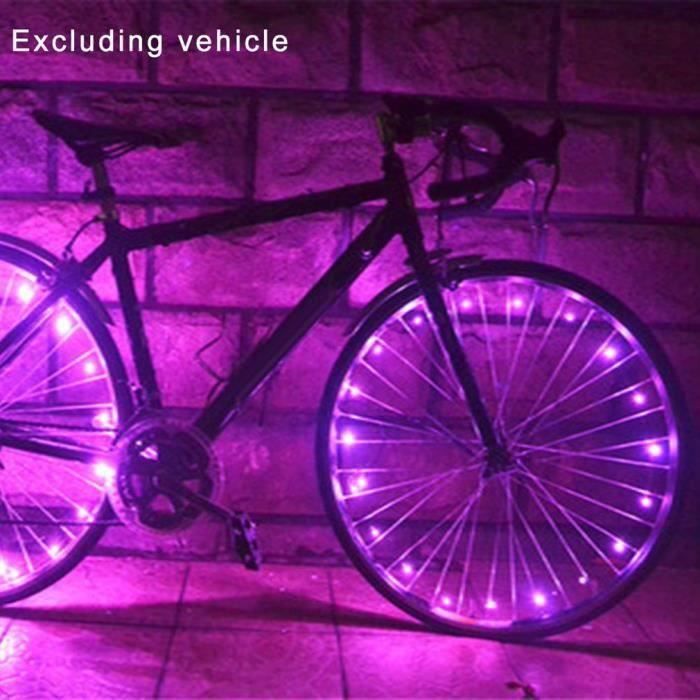 MOON lumi res de v lo LED led vtt cha ne de roue lumi re v lo lampe de roue de v lo ROSE