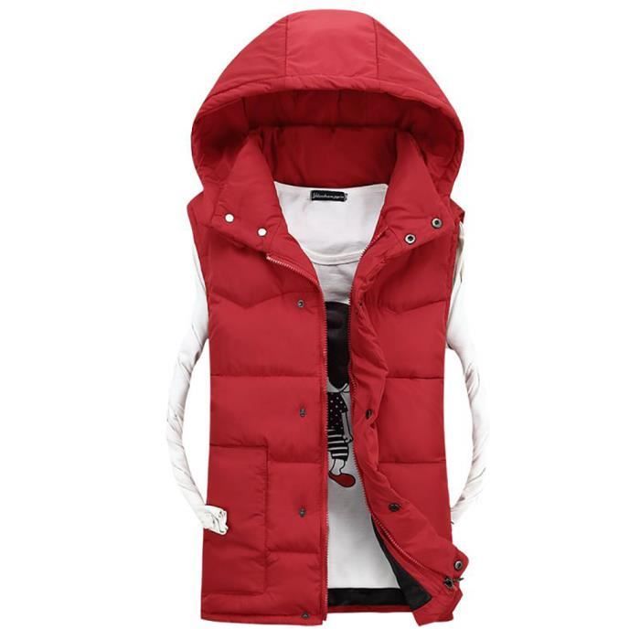 Doudoune rouge sans manche homme hotsell