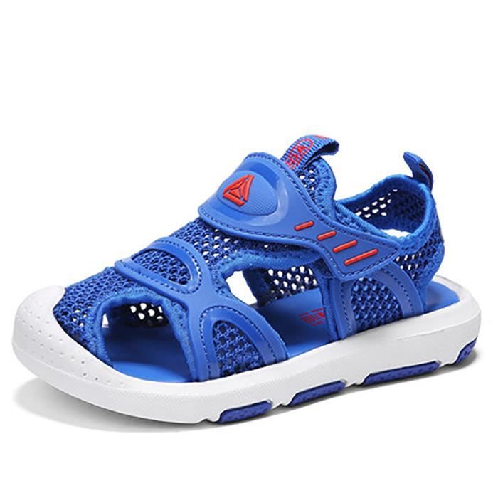 Enfant Sandales Bebe Garcons Plage Chaussures Pour Enfants Velcro Bleu Cdiscount Enfant Sandales Bebe Garcons Plage Chaussures Pour Enfants Velcro Bleu Cdiscount