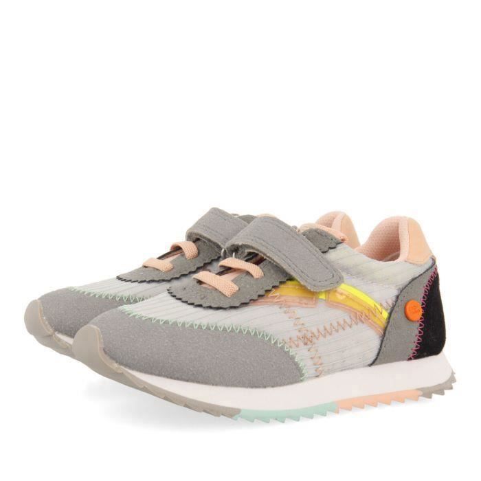 Baskets - GIOSEPPO - Betim - Gris - Enfant - Plat Baskets - GIOSEPPO - Betim - Gris - Enfant - Plat