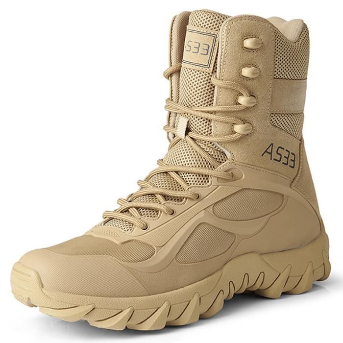 Botte Homme Rangers Bottes De Camouflage Pour Homme Chaussures De Sécurité, Bottines Chasse étanche
