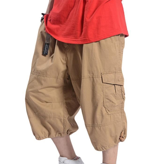 Pantacourt hotsell homme large