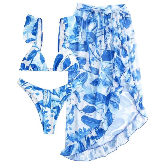 Lot De 2 Bikinis 2 BAMBOO - Sous Fils Taille Bambou - Tasses B/C Soutien-Gorge Armaturé - Taille XS/32-34 - Neuf Avec Étiquettes