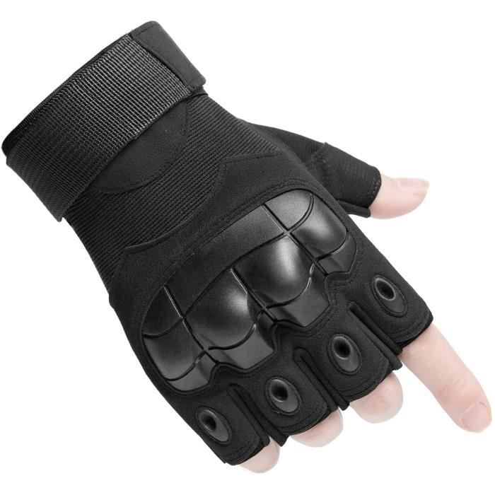 Seibertron Gants De Moto Cross Et Tactiques – Doigts Pleins, Protection Carbone, Antidérapants – Pour VTT, Escalade, Chasse, Camping
