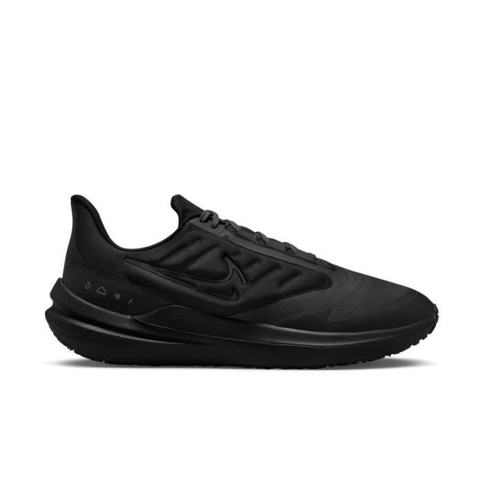 Chaussures de Running NIKE Air Winflo 9 Shield pour Homme - Noir - Usage Régulier - Drop 10 mm