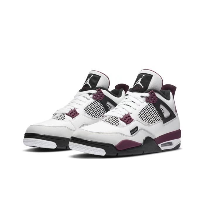 Chaussures de basket - Air Jordan 4 Retro PSG Paris Saint-Germain Bordeaux - Homme