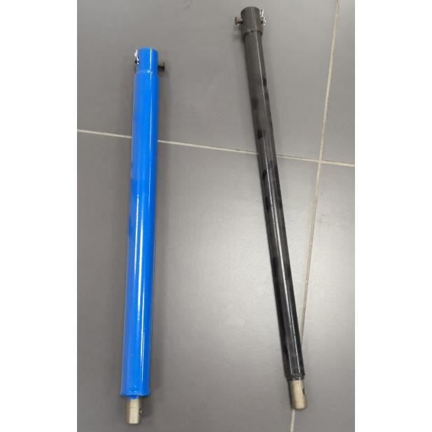 NEMAXX® Rallonge Universelle 100cm Pour Tarière De Sol - Compatible Toutes Tarières Thermiques 20mm - Acier Robuste Avec Goupille De Sécurité - Noir