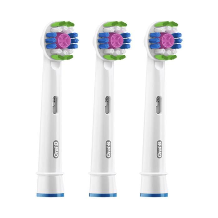 Brossette Dentaire Oral-B Pro 3D White x3 – Filaments en X, Compatible avec Oral-B - vue 2