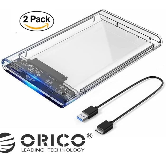 ORICO Pochette Disque Dur Externe pour 3,5/2,5 Pouces SSD/HDD