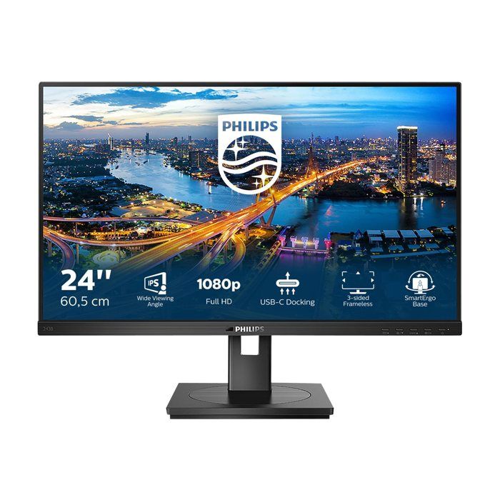 Philips 243B1/00 – 24″ FHD 75Hz/IPS/4ms/Pivot/HDMI/DP/USB