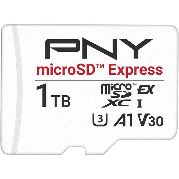 PNY microSD™ Express - Carte mémoire microSDXC - 1 To - UHS-I U3 V30 A1 - 890/850 Mo/s