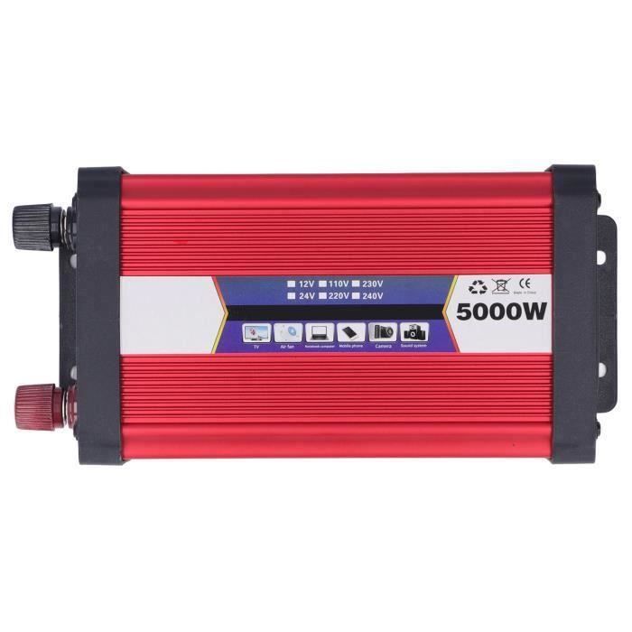 Convertisseur Pur Sinus 3000W/6000W Pic - 12V Vers 220V, écran LCD, Pour Camping-car/solaire