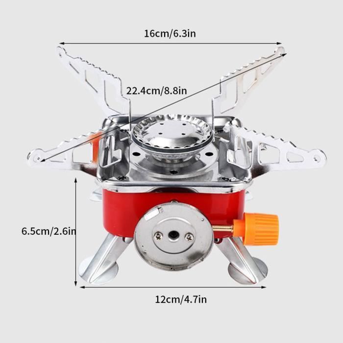 Poêle à gaz de Camping Rien Brûleur à gaz extérieur Pliant cuisinière