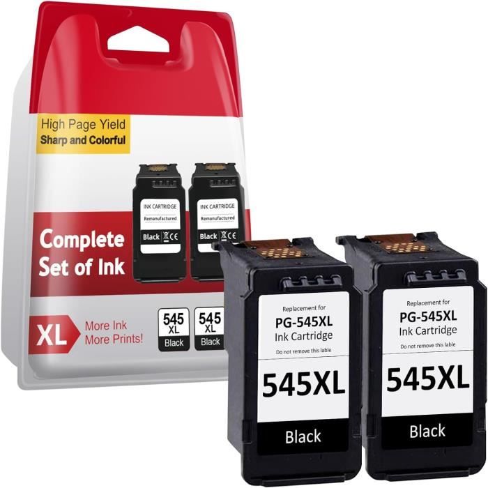 KEENKLE PG 545 XL Cartouches d'encre Remplacement pour Canon 545 545XL