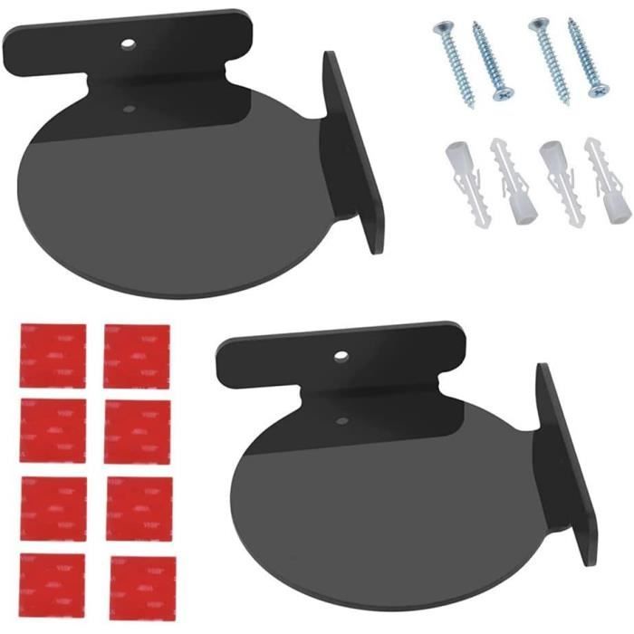 Lot De 2 Supports De Fixation Muraux Pour Caméra Tapo C200 C210 – 55 Mm, En ABS, Avec Vis Et Cache-câble – Blanc Support ABS Pour Vissage 1/4