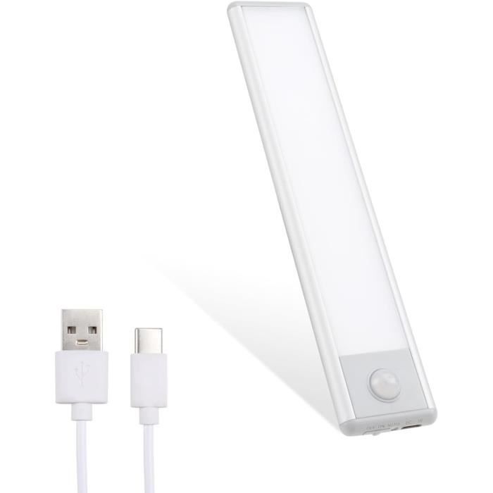 OUILA Lot de 2 lampes LED sous meuble de cuisine avec détecteur de