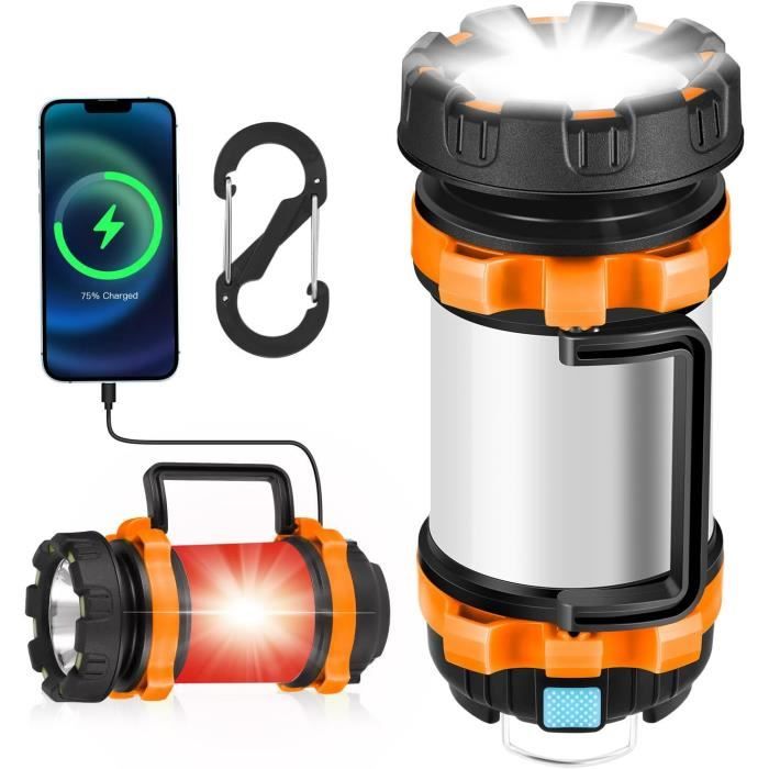 Mini Lampe Torche LED KISUFU – Rechargeable USB-C, 300 Lumens, IPX4, Aimantée, Double Source, 1200 MAh