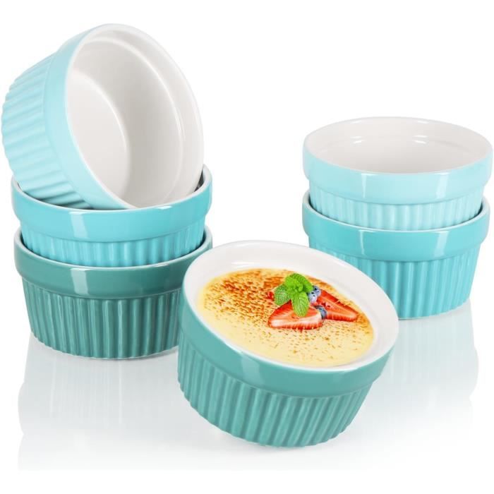 Lot De 6 Petits Bols En Grès Noir D11.5 Moon | Maisons Du Monde