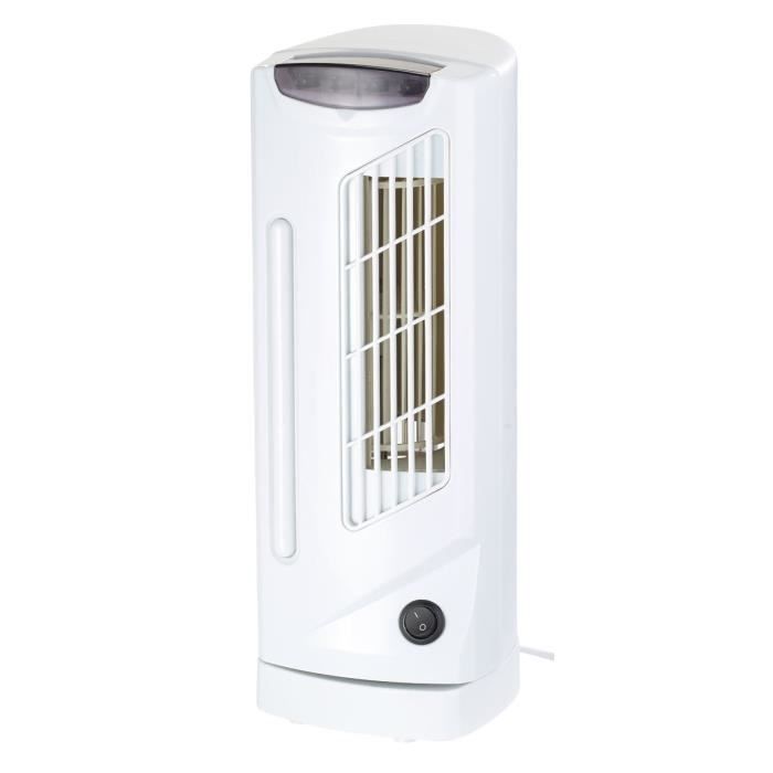 Ventilateur colonne - VT-130.T - Oscillation 90° - 3 vitesses - 30 W - Blanc - Sichler Haushaltsgerate