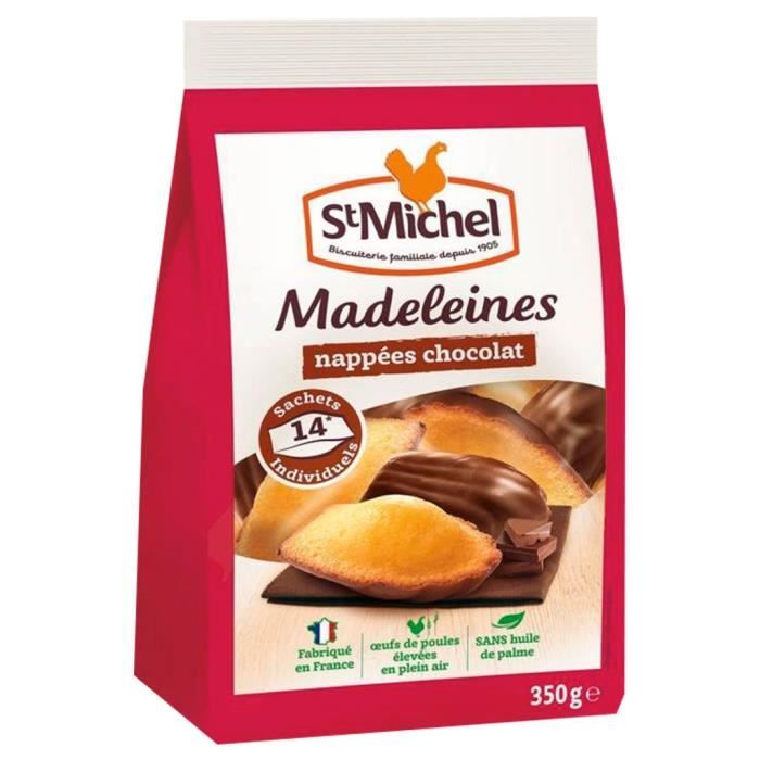St Michel St Michel Madeleines Nappees Chocolat A Emporter 350g Lot De 3 Cdiscount Au Quotidien