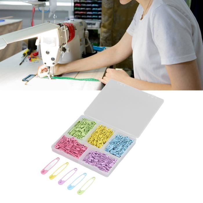 1000 épingles à Nourrice 30mm - Acier Nickelé - Pour Couture, Artisanat, Vêtements - Sécurisées