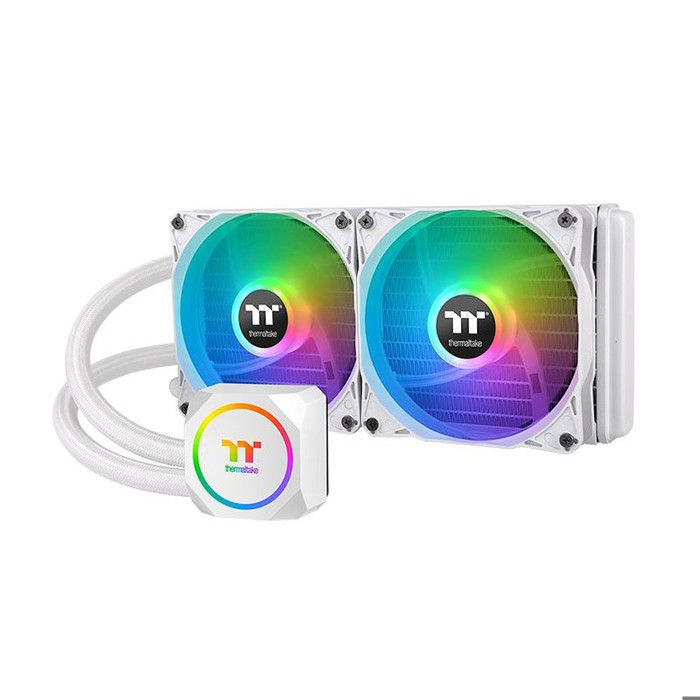 Kit de watercooling – Thermaltake – TH240 ARGB Sync – Blanc – Taille unique – Aluminium avec cuivre