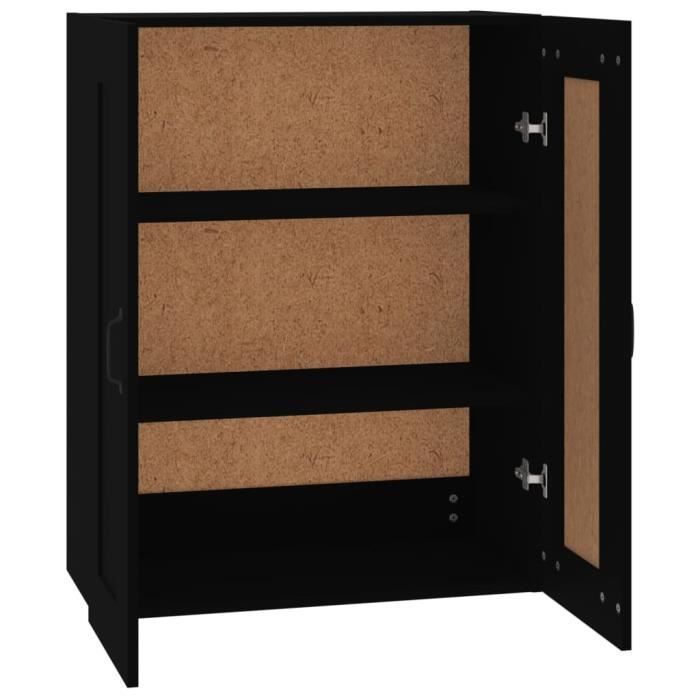 YID Armoire murale suspendue Noir 69,5x32,5x90 cm TMI7734919329275
