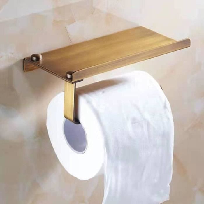 Porte Essuie-Tout Sous Armoire Sans Perçage - Distributeur Papier Cuisine/Salle De Bain - Support Mural Noir - Pour Rouleaux <24 Cm - 2