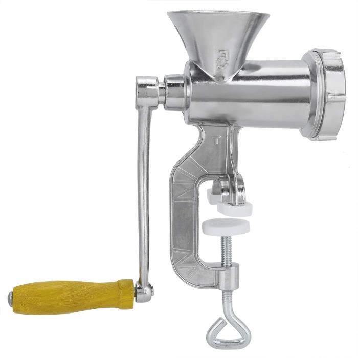 Moulin à Légumes Manuel En Acier Inoxydable - 3 Grilles Interchangeables, Presse Purée, Presse Tomates
