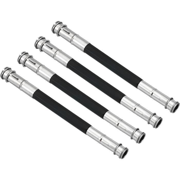 Lot De 12 Rallonges De Col Avec Bouton - 4 Couleurs (noir, Blanc, Bleu, Kaki) - Pour Chemises Hommes/femmes - 7