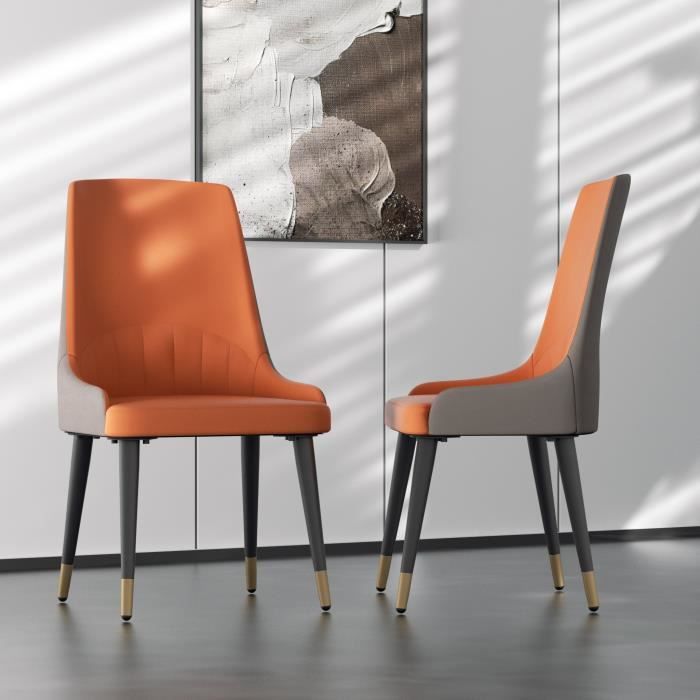 Lot de 2 Chaise Salle à Manger Chaise Cuisine Design Confortable ...