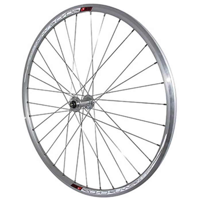 Roue Route VELOX 700 ELAN Avant - Jante Aluminium, Moyeu Argent, 32 Rayons - 7