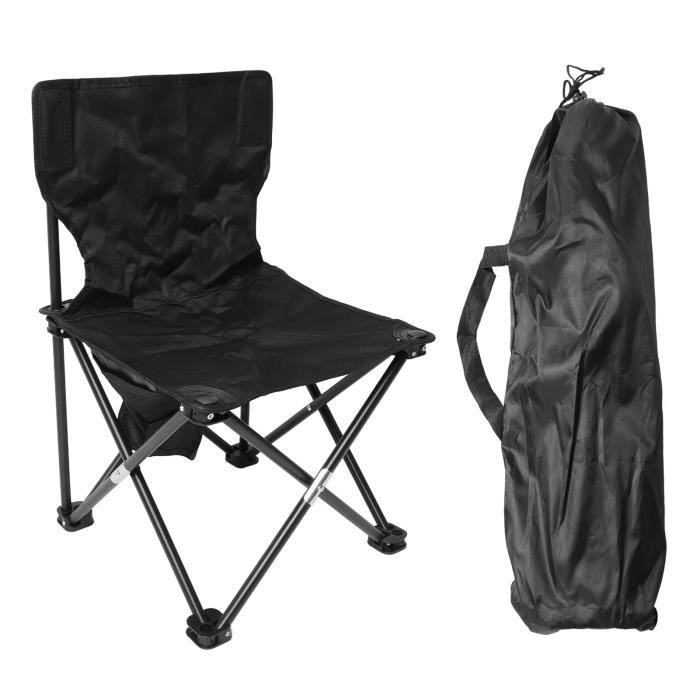 Chaise Pliante Belijoruei – Capacité 120 Kg, Cyan Anti-taches, Avec Sac De Transport, Pour Camping Et Pêche