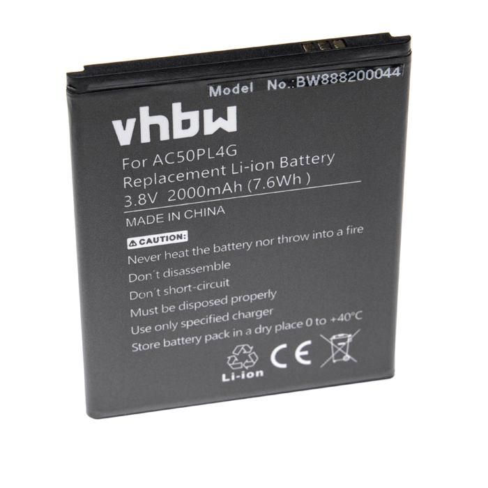 Vhbw Batterie 1000mAh 3.7V Li-ion Pour TomTom 4CR5.002.02 / 4CR52 – Remplacement GPS Navigation Haute Autonomie