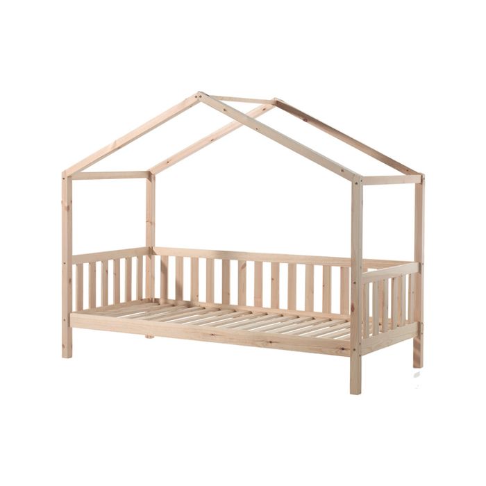 Lit cabane - VIPACK - Dallas 2 - Bois massif - Avec tiroirs - Pour enfant Lit cabane - VIPACK - Dallas 2 - Bois massif - Avec tiroirs - Pour enfant