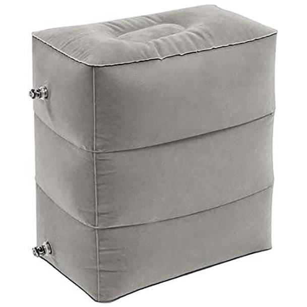 Repose-pieds gonflable oreiller portable à hauteur réglable pour voyage - oreiller de jambe oreiller de pied