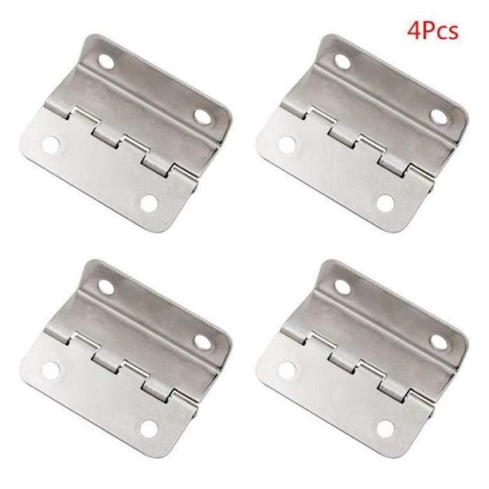 PJW04095CHARNIERE,Charnière de porte de placard, 4 pièces, boîtes à bijoux en bois Vintage