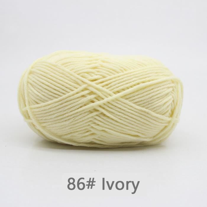 Pelotes de laine,Fil de Crochet de 50 grammes-boule pour tricoter Super