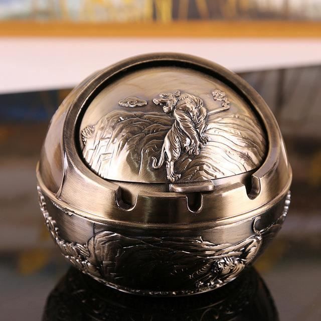 Jinfa | Poubelle En Mu00e9tal Galvanisu00e9 Avec Poignu00e9es Et Couvercle | Zinc