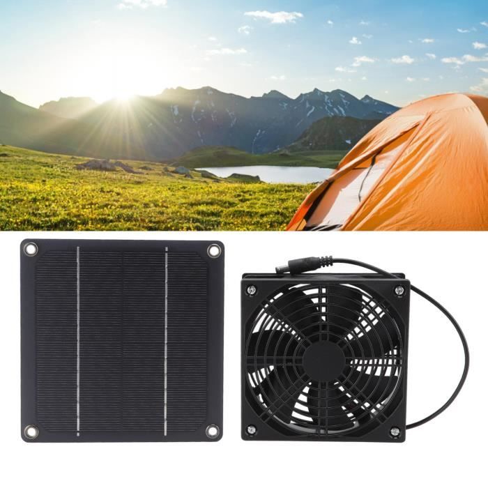 Ventilateur alimenté par panneau solaire 12 V Kit de Ventilateur de