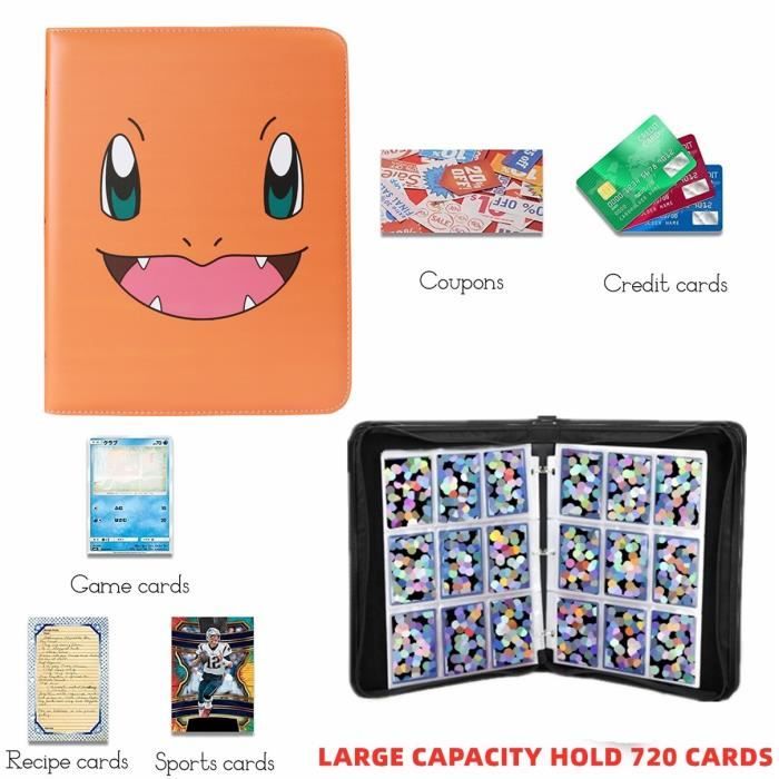 Album Pokémon Jumbo XXL pour grandes cartes Pokémon - 30 pages pour une  capacité de 60 cartes