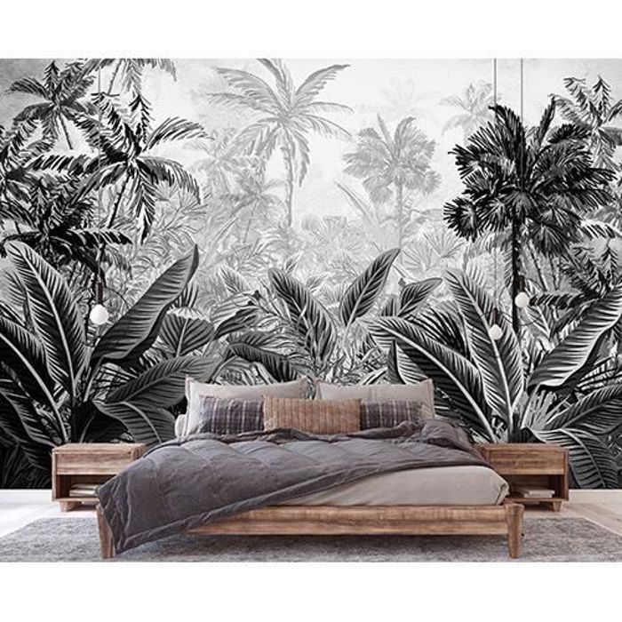 Papier Peint Mural 3D Forêt H159, Autocollant Adhésif Et Amovible - Sans Marque